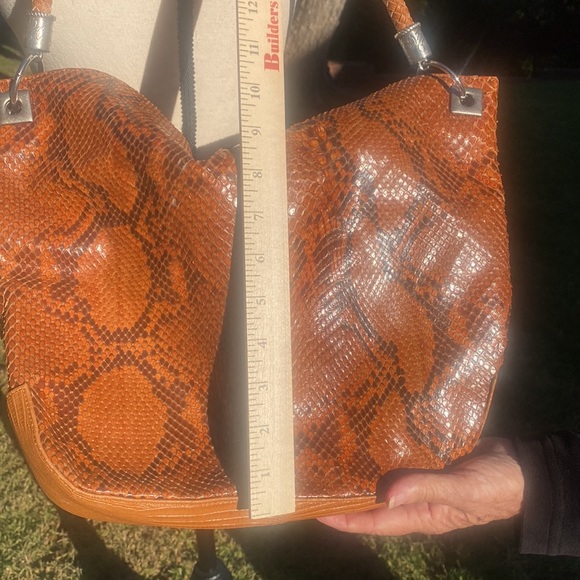 Designer custom python/lizard shoulder bag - Picture 7 of 7